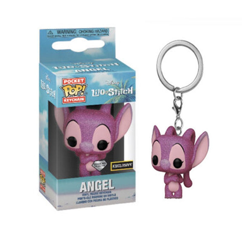 MINI FUNKO POP PORTACHIAVI LILO & STITCH ANGEL