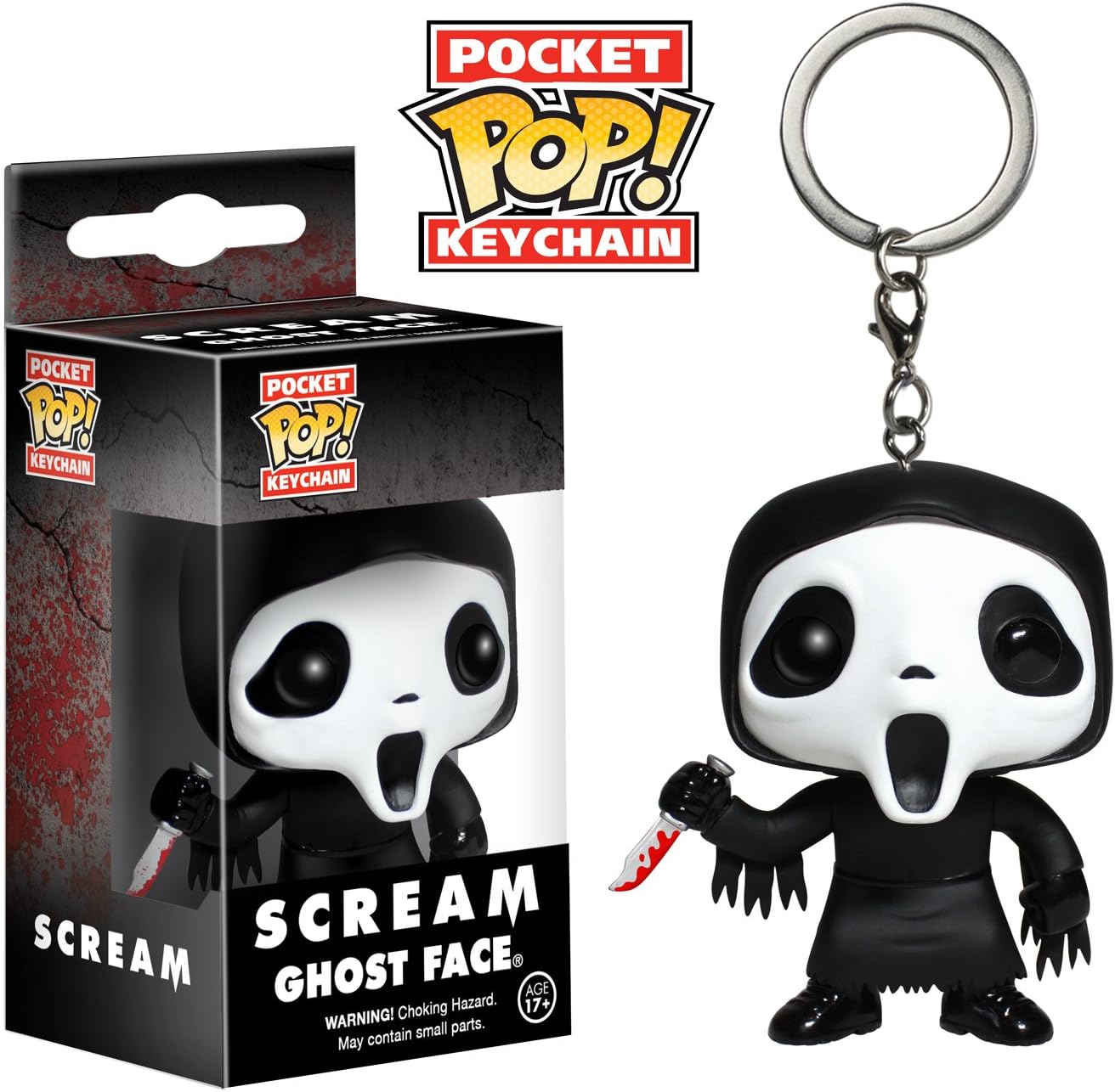 MINI FUNKO POP PORTACHIAVI SCREAM GHOST FACE