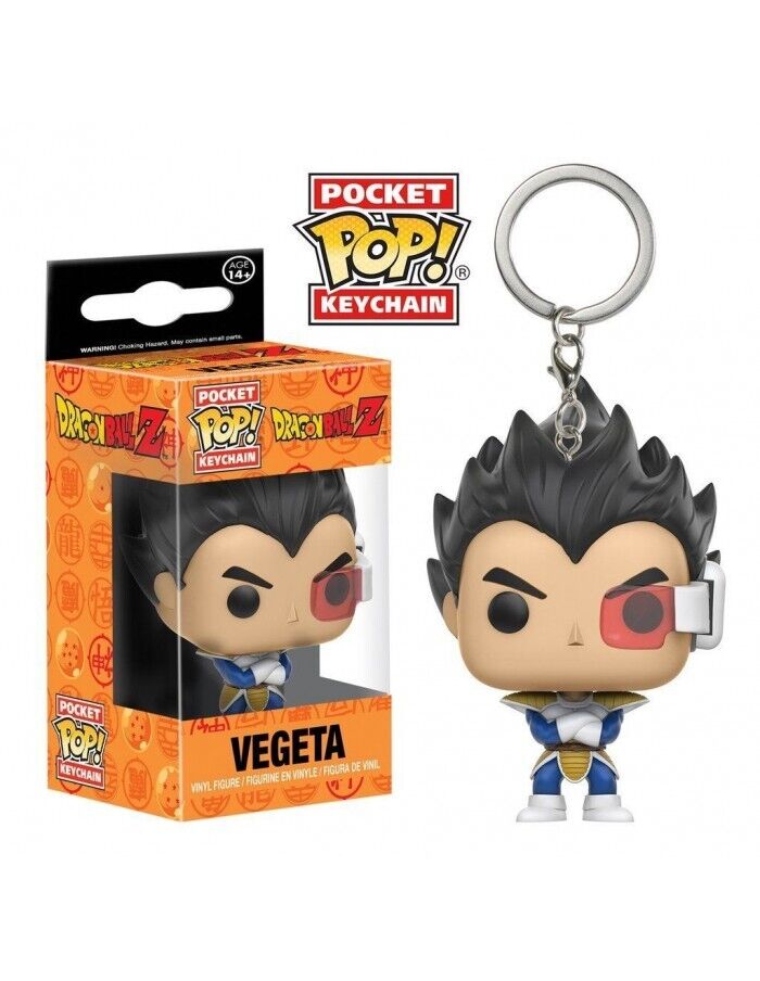 MINI FUNKO POP PORTACHIAVI DRAGONBALL Z VEGETA